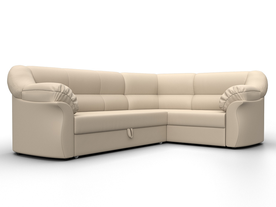 Диван угловой Карнелла правый угол (бежевый)