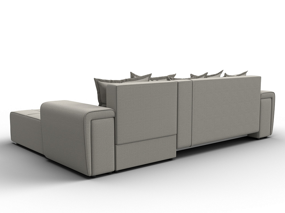 Диван угловой Лига-121 правый угол (амур 02 бежевый)