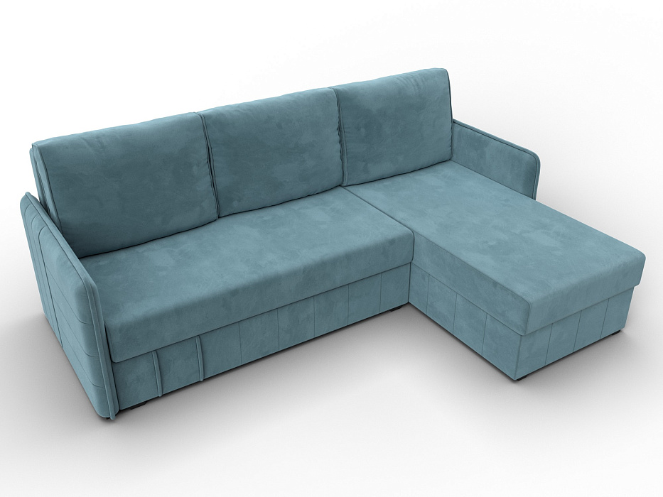 Диван угловой Слим угол универсальный (бирюзовый)