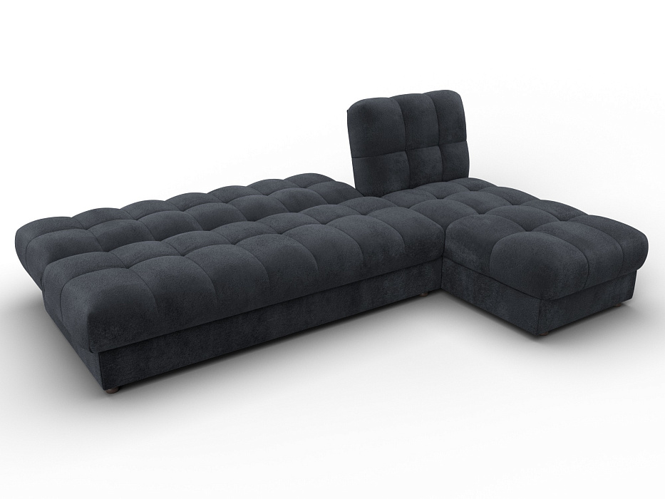 Диван угловой Лига-116 НПБ угол правый (tower 11 темно-серый)