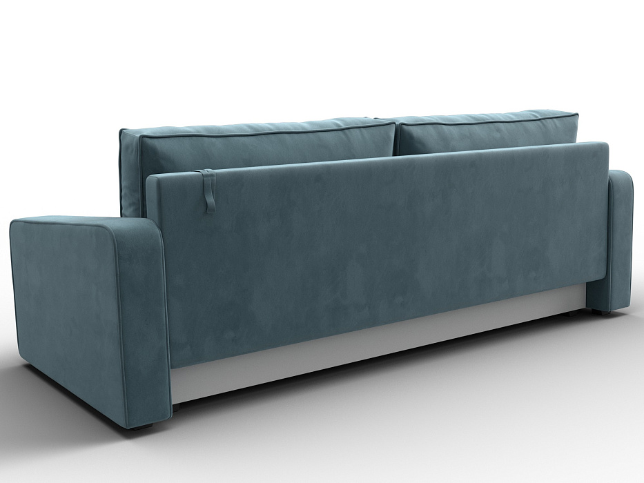 Диван прямой Лига-009 (бирюзовый)