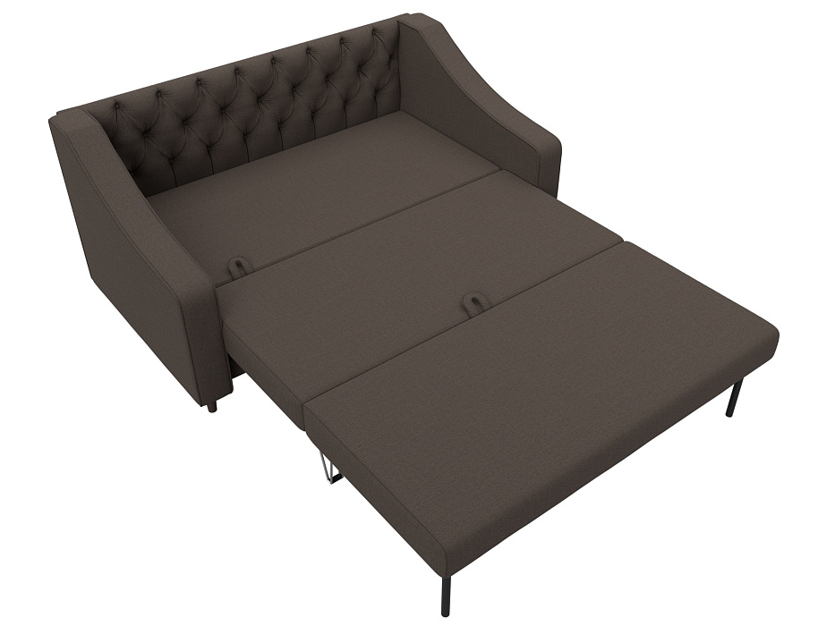 Диван прямой Лига-071 (амур 05 коричневый)