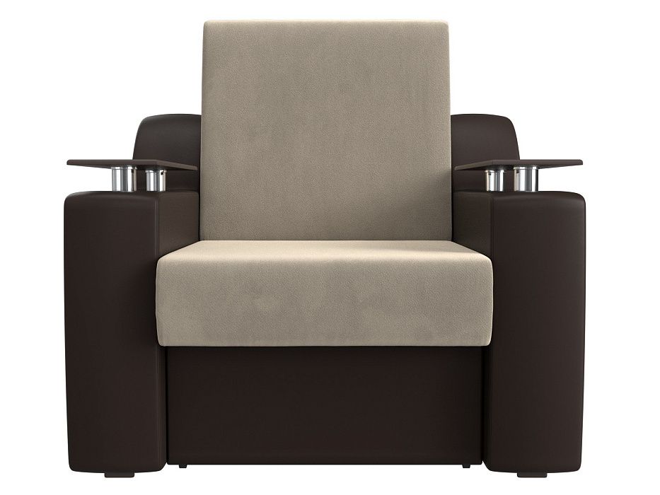 Кресло-кровать Сенатор 60 (бежевый\коричневый)