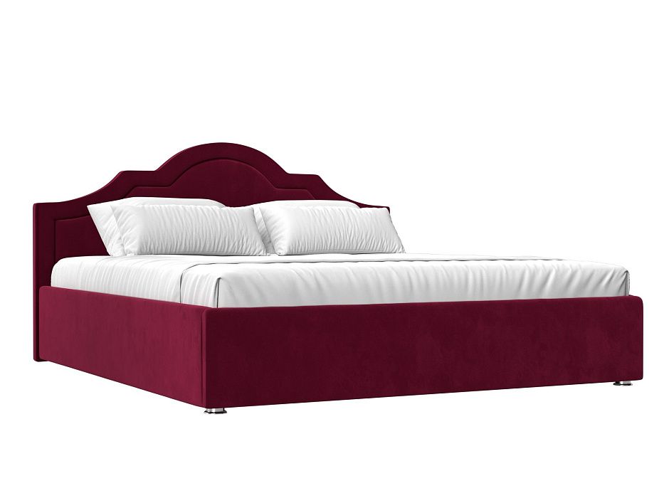 Интерьерная кровать Афина 200 (бордовый цвет)