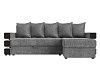 Угловой диван Венеция правый угол (серый цвет)