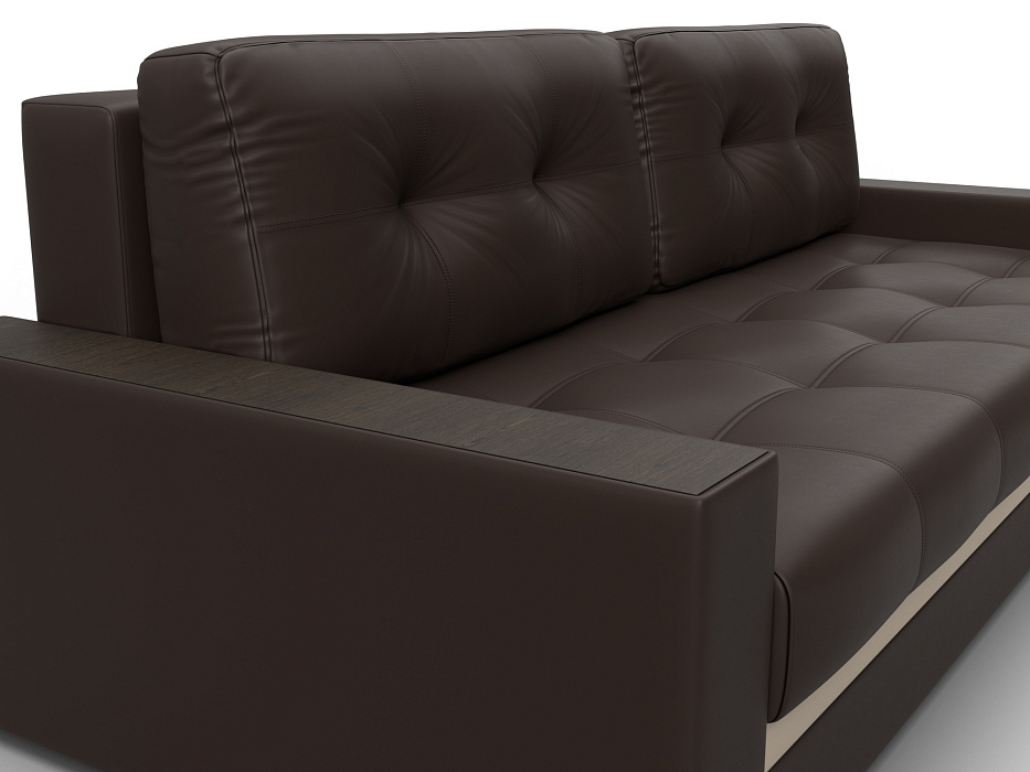 Диван прямой с декором Лига-096 НПБ фото в интернет-магазине Лига Диванов