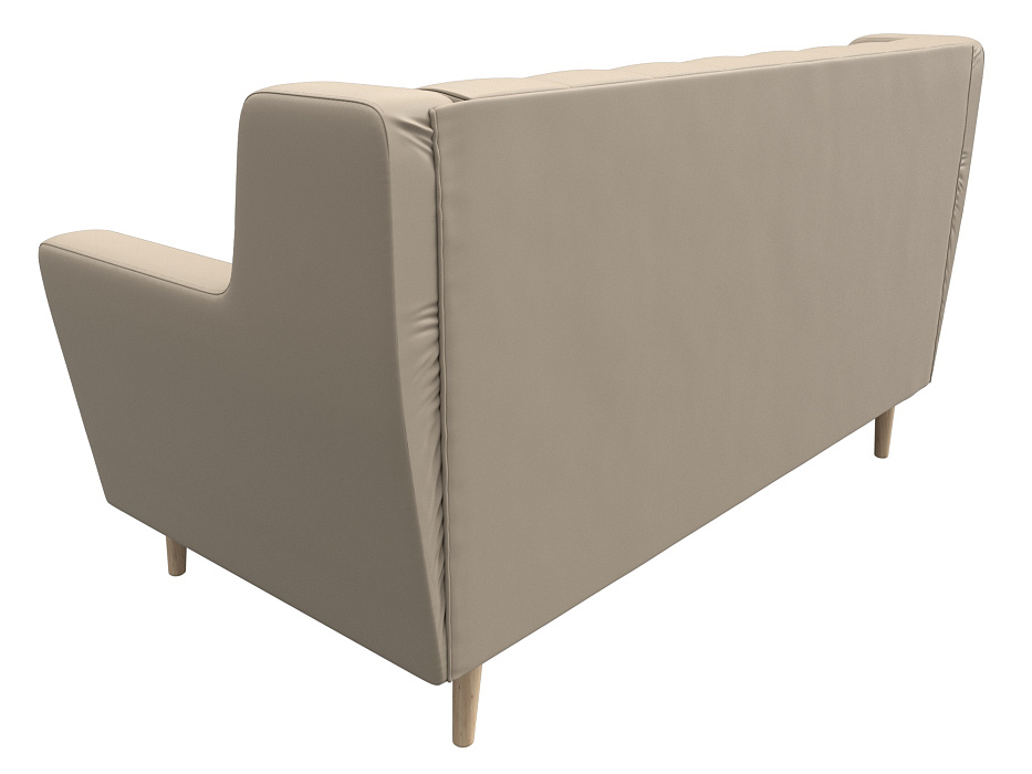 Диван кухонный прямой Брайтон 2 Люкс (бежевый)