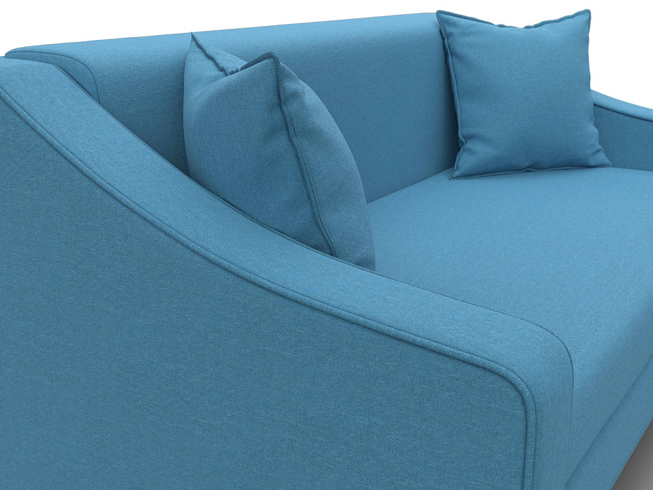 Диван прямой Лига-071 (амур 10 голубой)