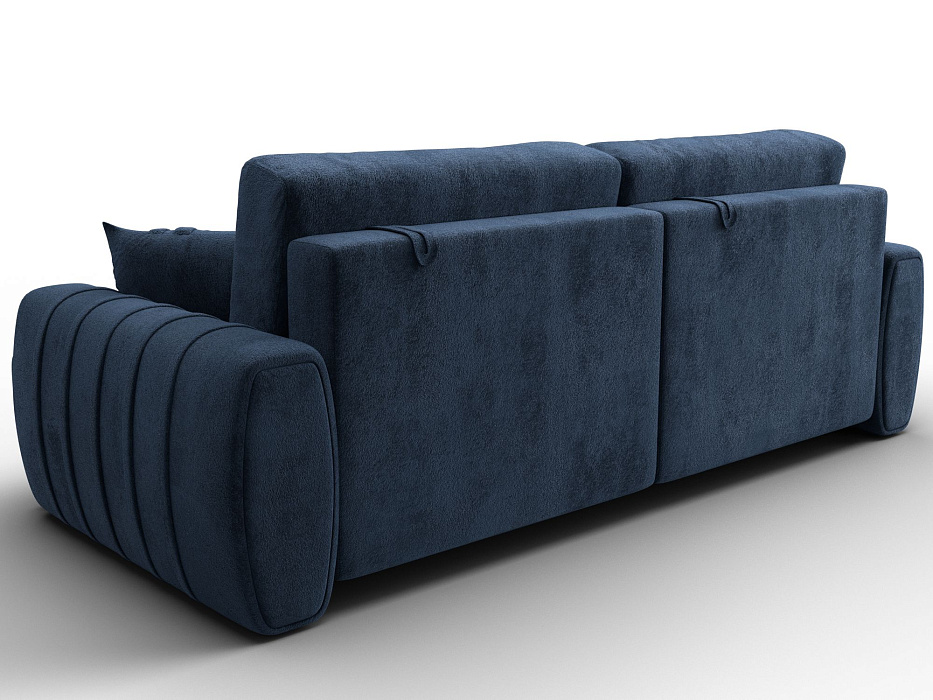 Диван прямой Лига-057 НПБ (tower 13 синий)