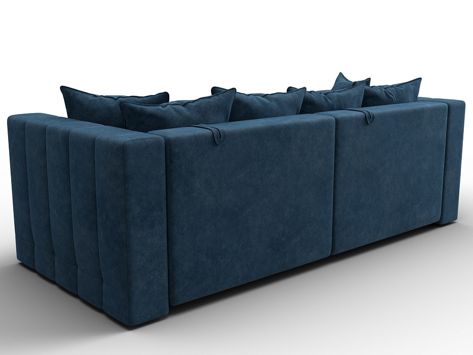 Диван прямой Лига-052 НПБ (brut 11 синий)