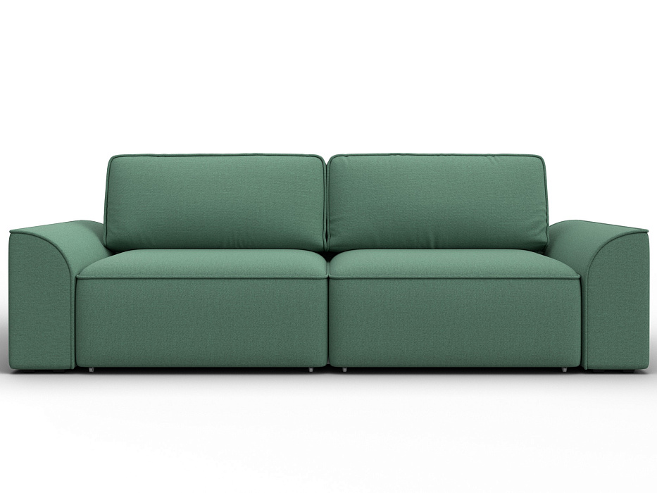 Диван прямой Лига-048 НПБ (амур 11 зеленый)