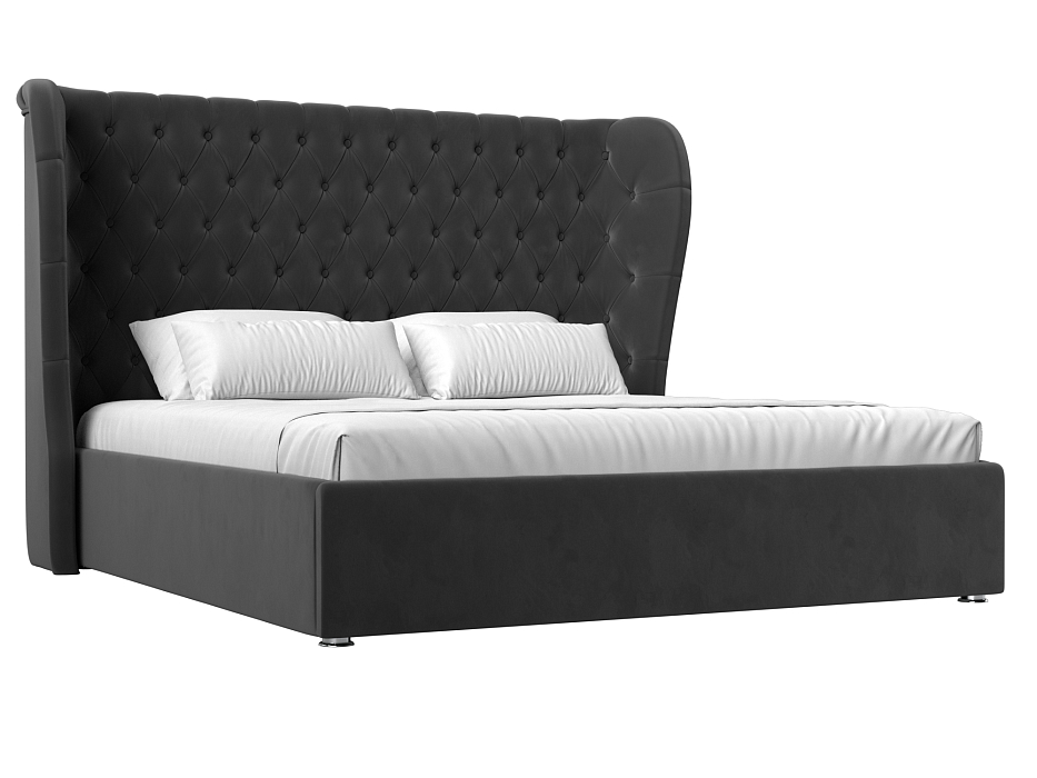 Интерьерная кровать Далия 200 (серый цвет)