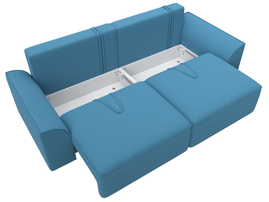 Диван прямой Лига-048 НПБ (амур 10 голубой) Диван прямой Лига-048 НПБ (амур 10 голубой)