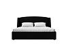 Интерьерная кровать Лотос 180 (черный цвет)
