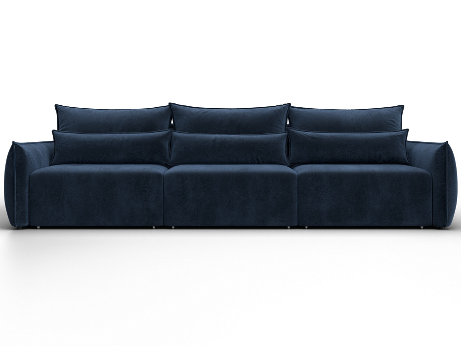 Диван прямой Лига-051 НПБ Лонг (tower 13 синий)