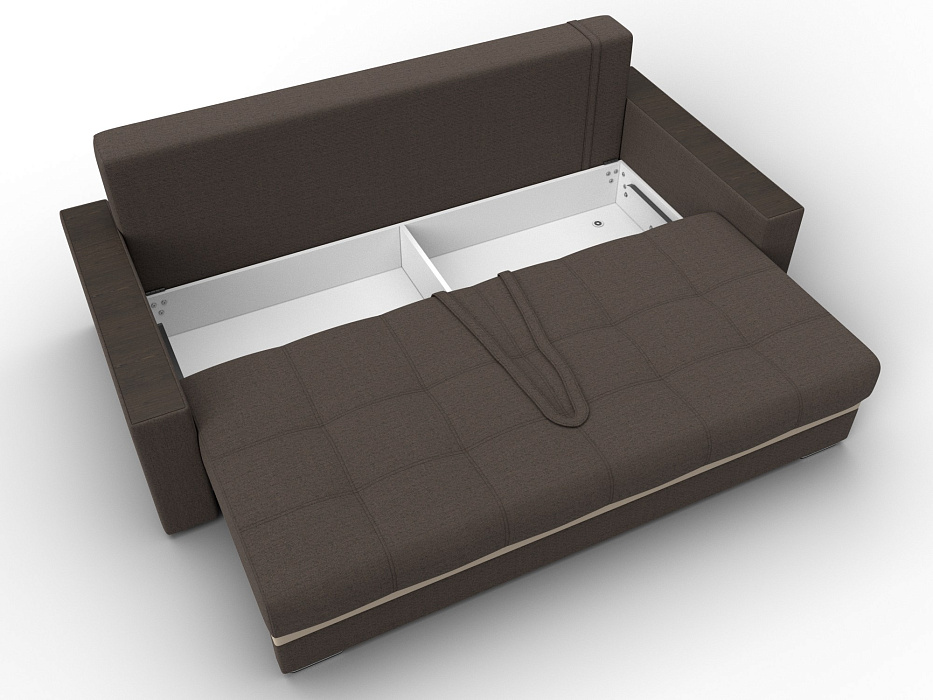 Диван прямой с декором Лига-096 НПБ фото в интернет-магазине Лига Диванов