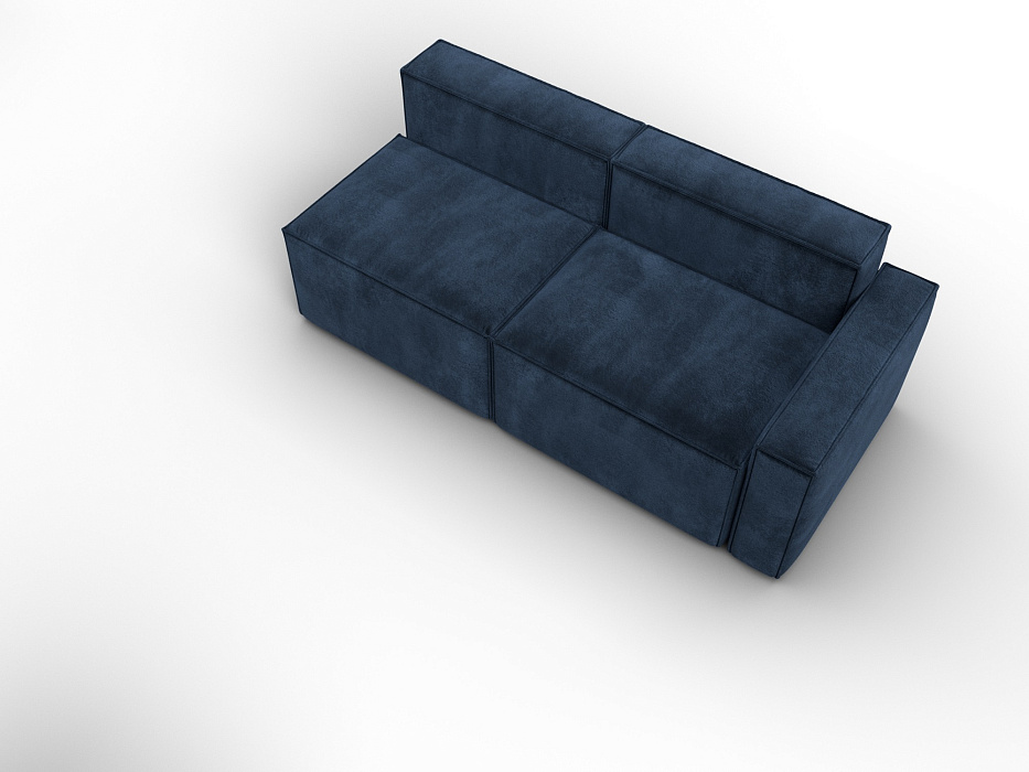 Диван угловой модульный Лига-063 угол правый (tower 13 синий)