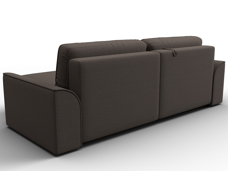 Диван угловой Лига-048 НПБ (амур 05 коричневый)