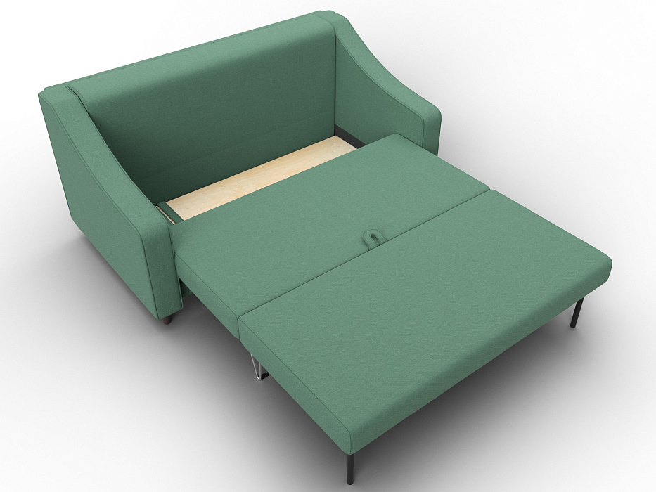 Диван прямой Лига-071 (амур 11 зеленый)