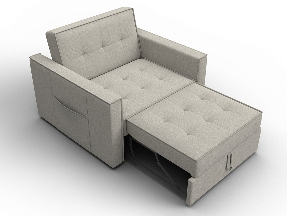 Кресло-кровать Лига-104 (80) (амур 02 бежевый)