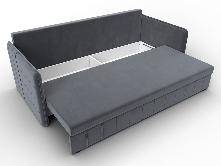 Диван прямой Слим (серый)