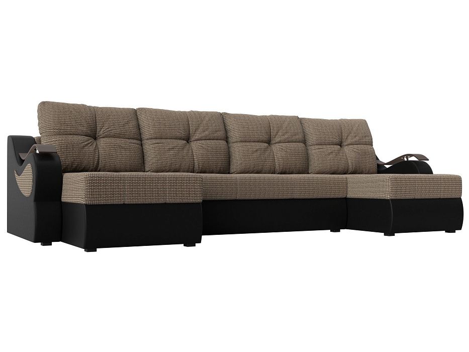 П-образный диван Меркурий (корфу 03\черный)
