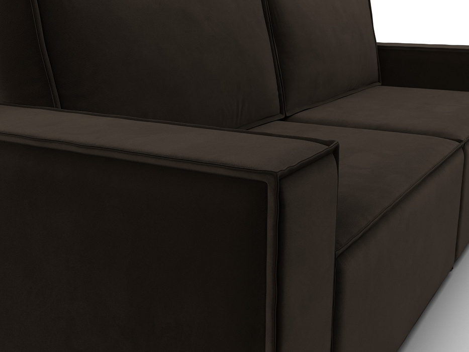 Диван прямой Куба (коричневый)