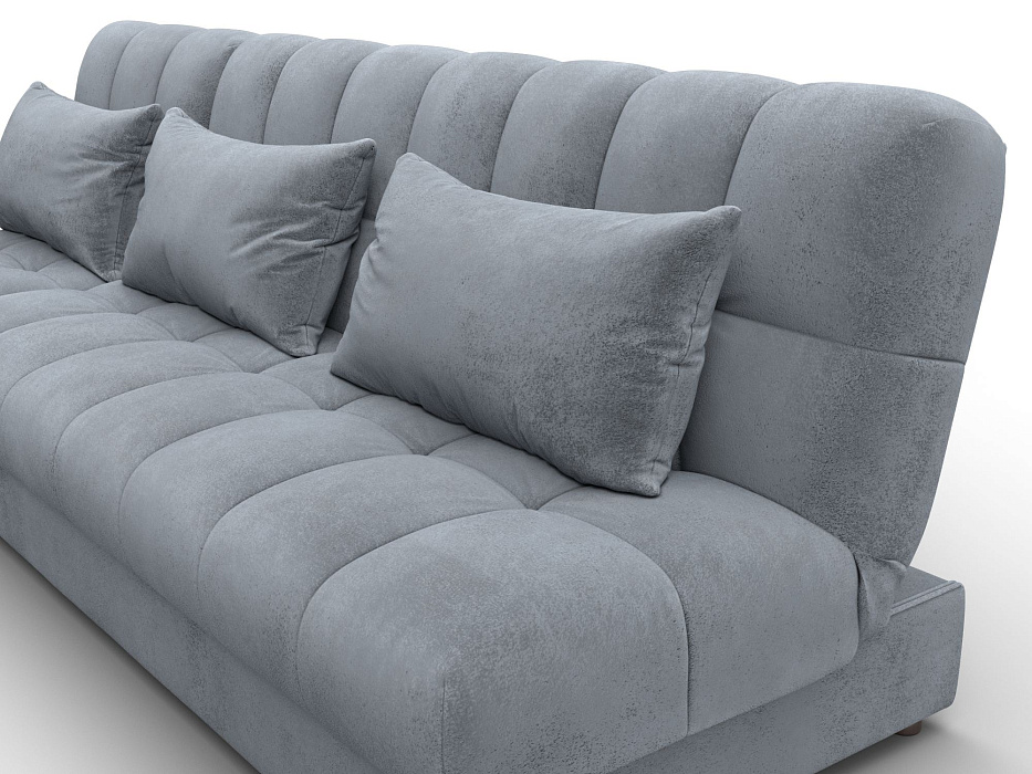 Диван угловой Лига-116 НПБ угол левый (tower 10 серый)