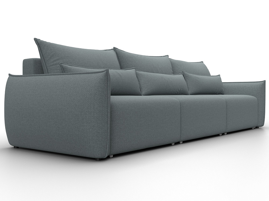 Диван прямой Лига-051 НПБ Лонг (амур 07 серый)