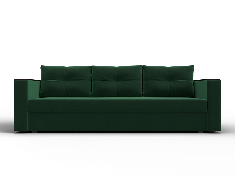 Диван прямой Атланта без стола (seven 626 зеленый)