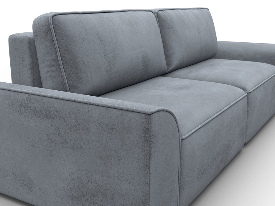 Диван прямой Лига-048 НПБ (tower 10 серый)