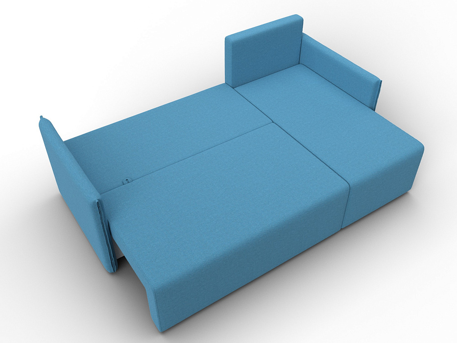 Диван угловой Лига-124 угол универсальный (амур 10 голубой)
