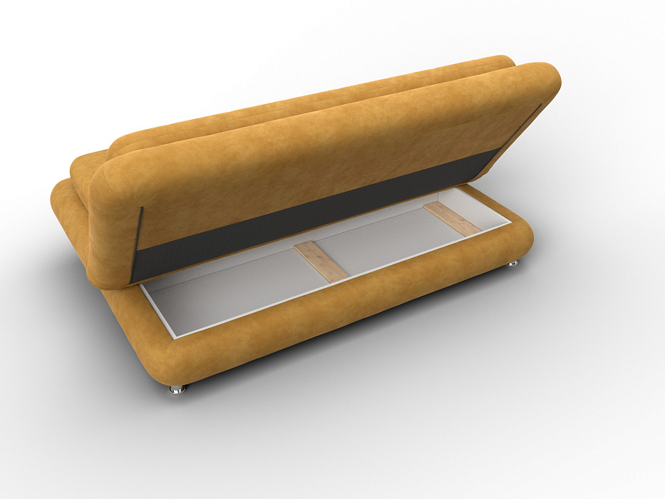 Диван-книжка Лига-123 (brut 10 желтый)