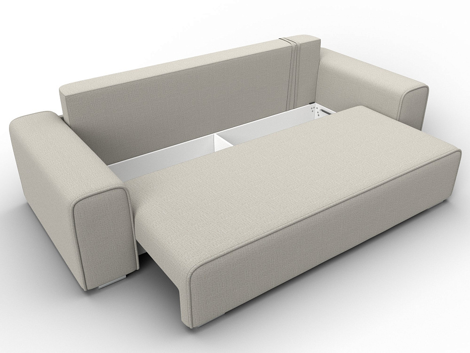 Диван прямой Лига-029 (амур 02 бежевый)