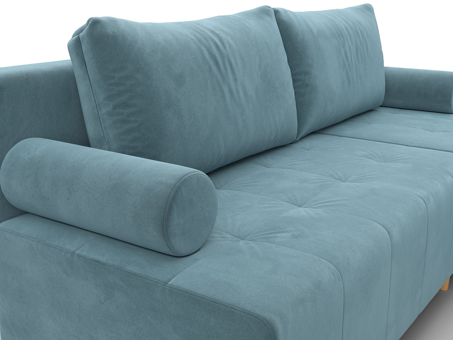 Диван угловой Лига-102 угол универсальный (seven 113 бирюзовый)