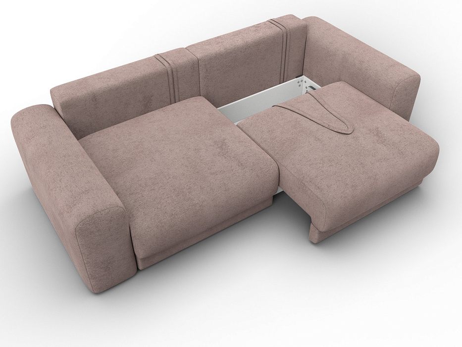 Диван прямой Лига-056 НПБ (tower 05 бежевый)