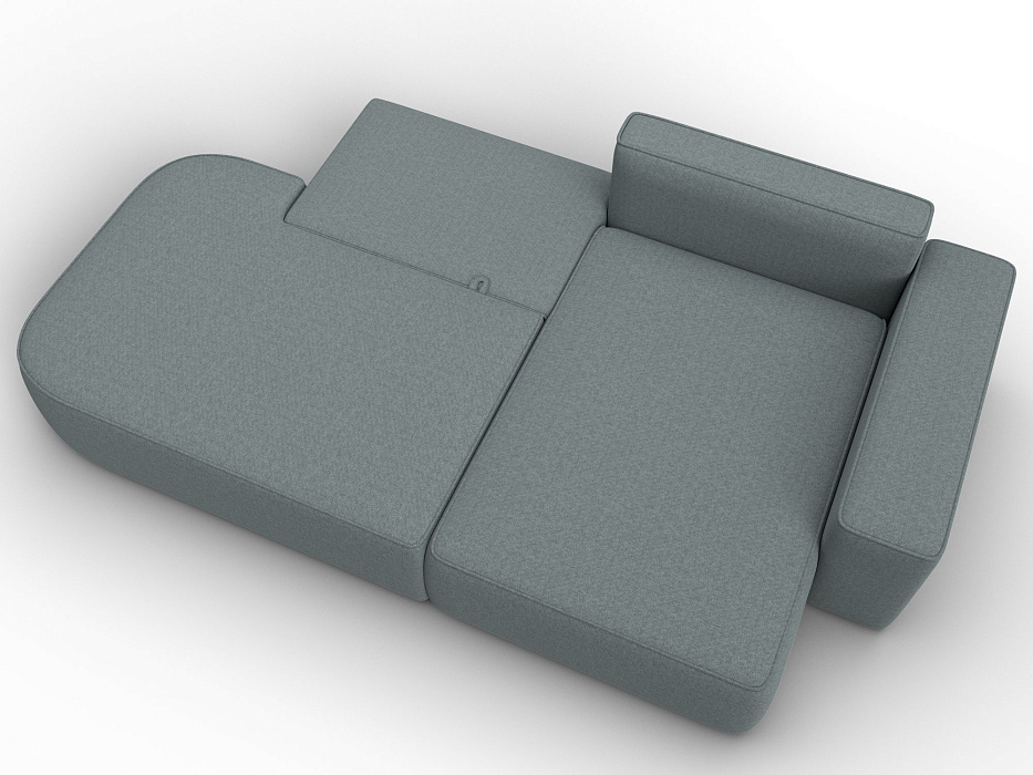 Диван угловой Лига-065 угол правый (амур 07 серый) Диван угловой Лига-065 угол правый (амур 07 серый)