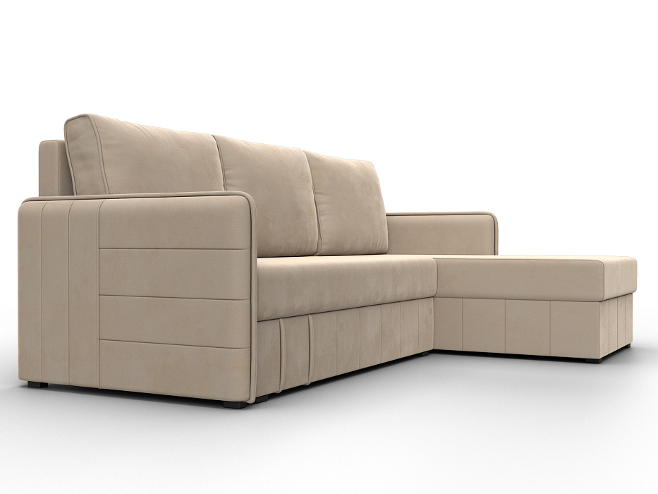 Диван угловой Слим угол универсальный (бежевый)