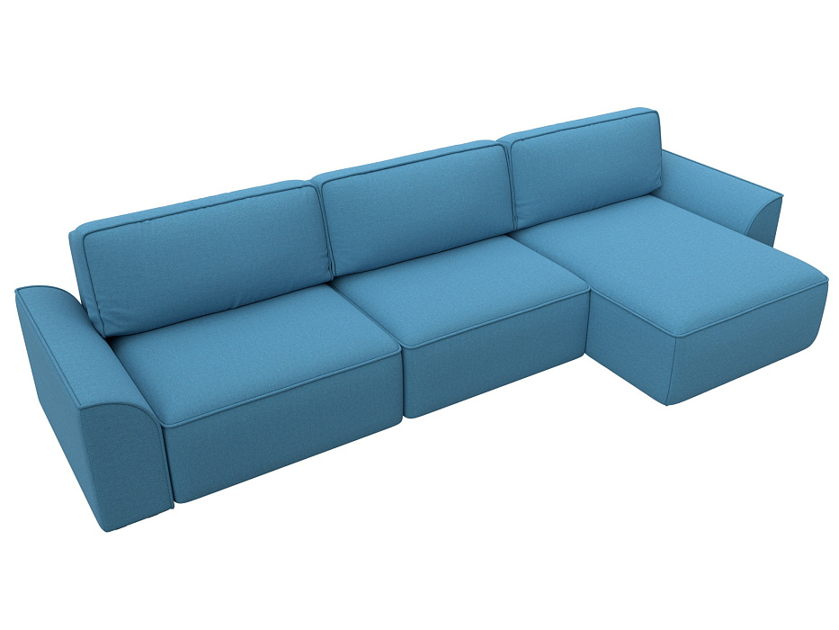 Диван угловой Лига-048 НПБ лонг (амур 10 голубой) Диван угловой Лига-048 НПБ лонг (амур 10 голубой)