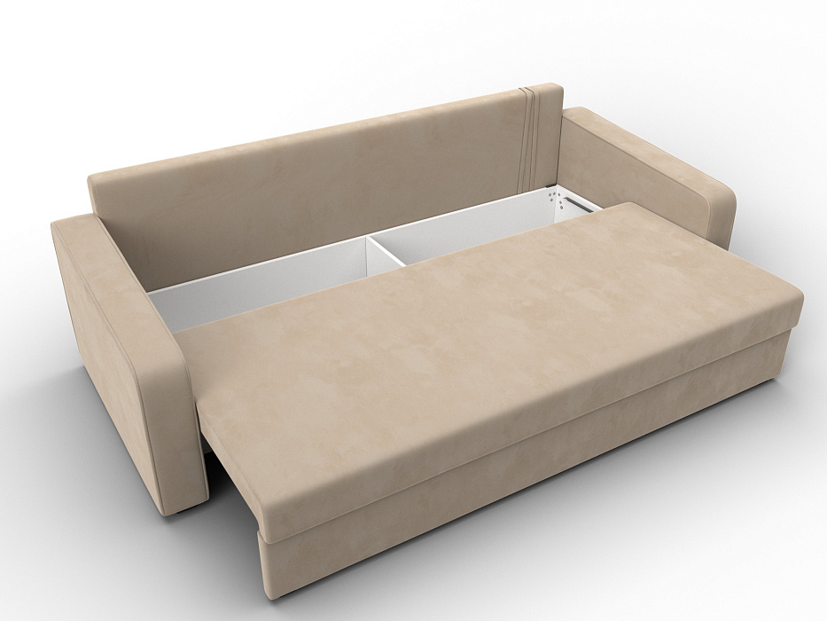 Диван прямой Лига-009 (бежевый)