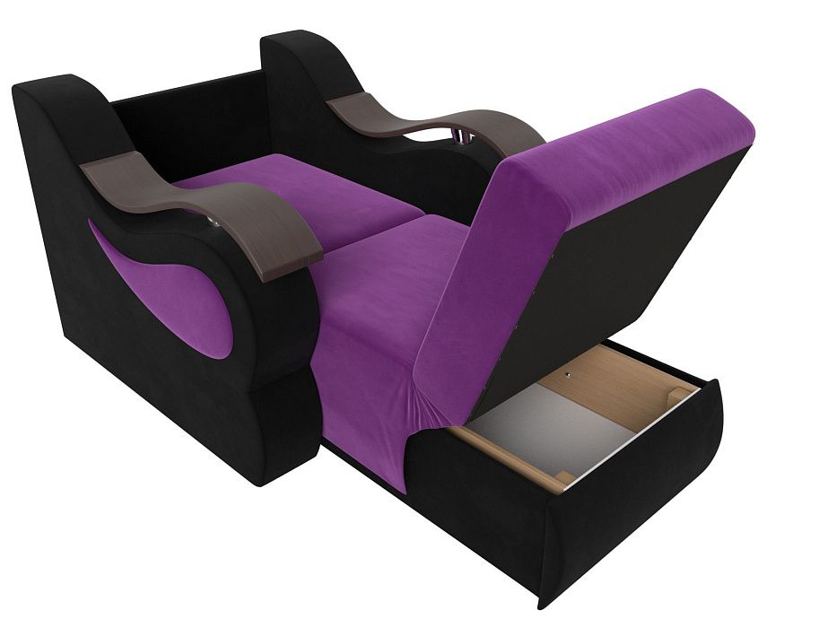 Кресло-кровать Меркурий 80 (фиолетовый\черный)