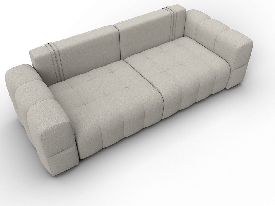 Диван прямой Лига-110 НПБ (амур 02 бежевый)