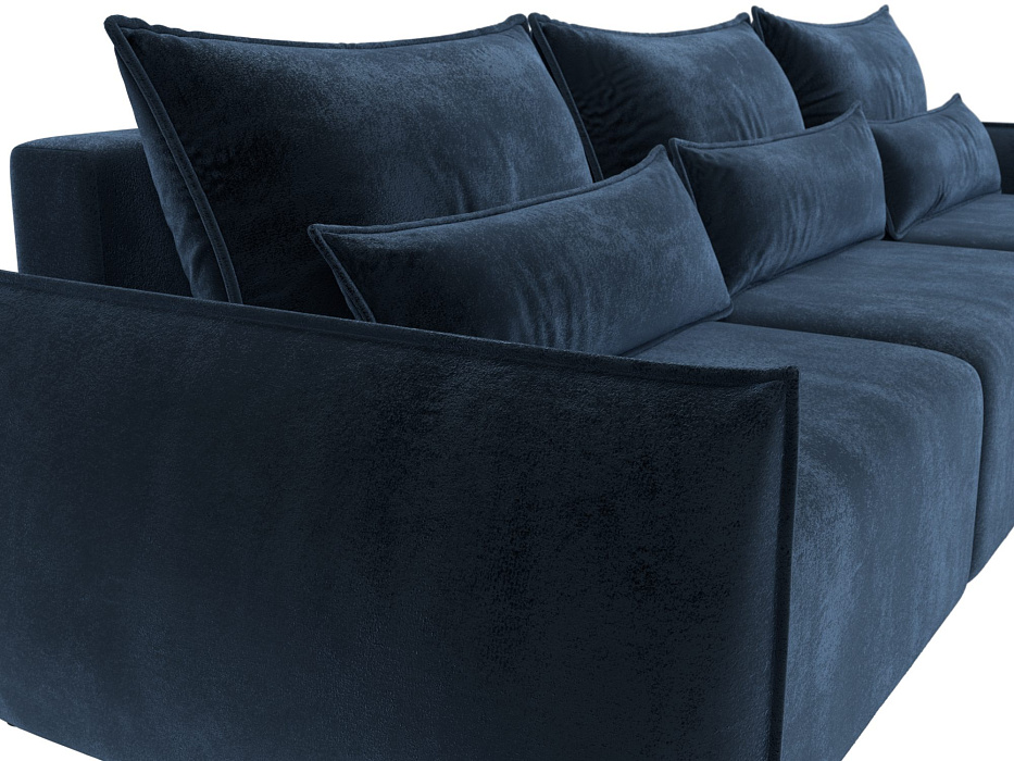 Диван угловой Лига-051 НПБ Лонг угол универсальный (tower 13 синий)