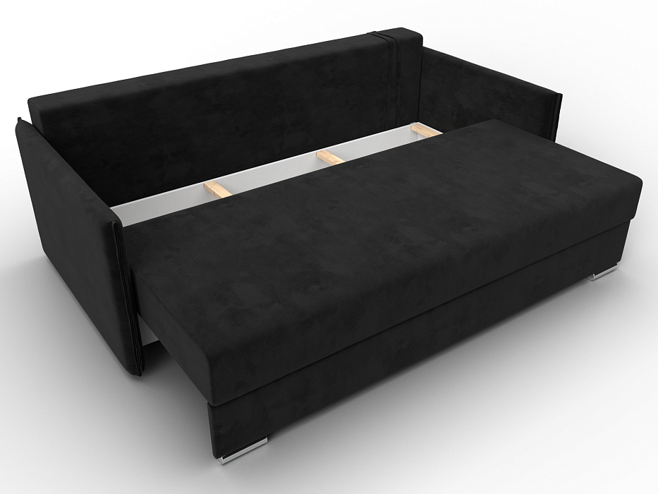 Диван прямой Сайгон (seven 35 черный)