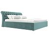 Интерьерная кровать Сицилия 160 (бирюзовый цвет)