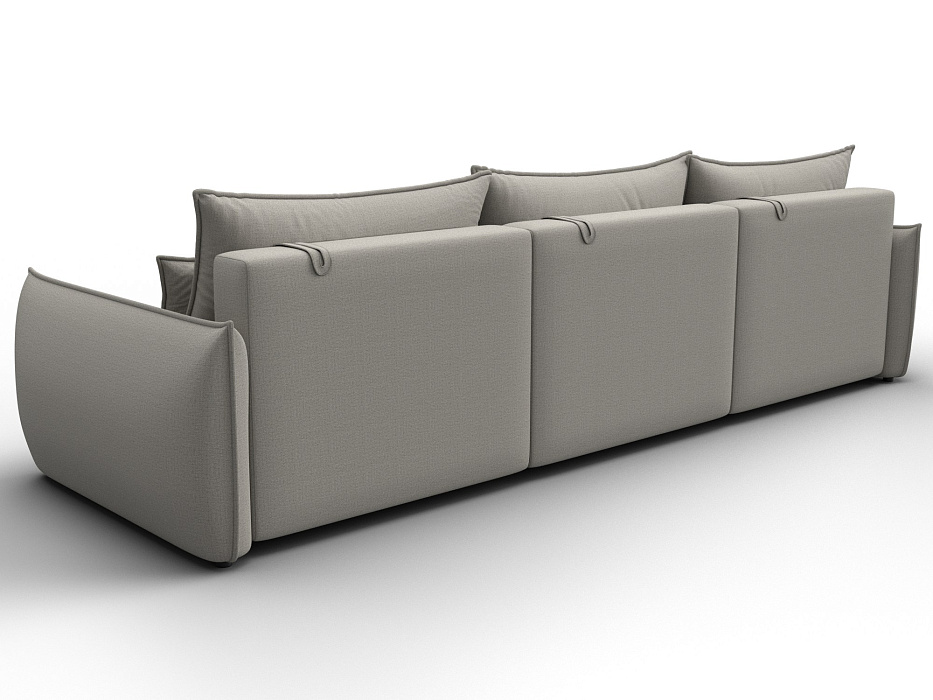 Диван прямой Лига-051 НПБ Лонг (амур 02 бежевый)