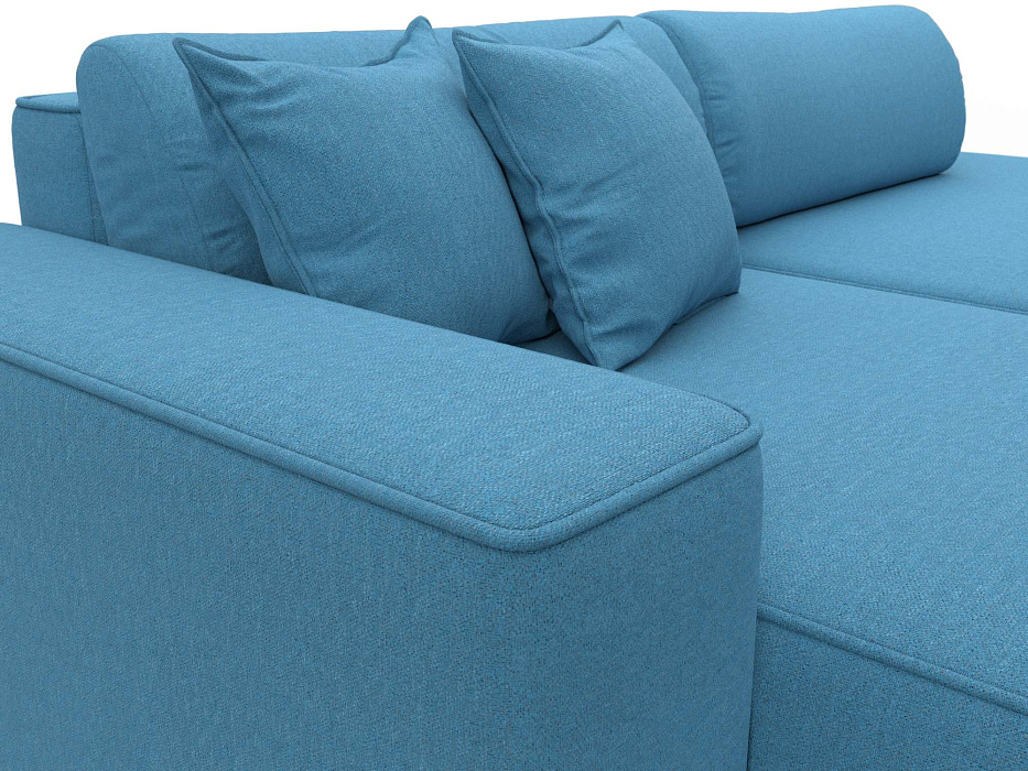 Диван угловой Лига-065 БП угол левый (амур 10 голубой) Диван угловой Лига-065 БП угол левый (амур 10 голубой)