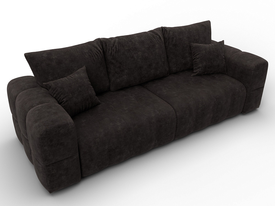 Диван прямой Лига-110 НПБ (brut 17 коричневый)