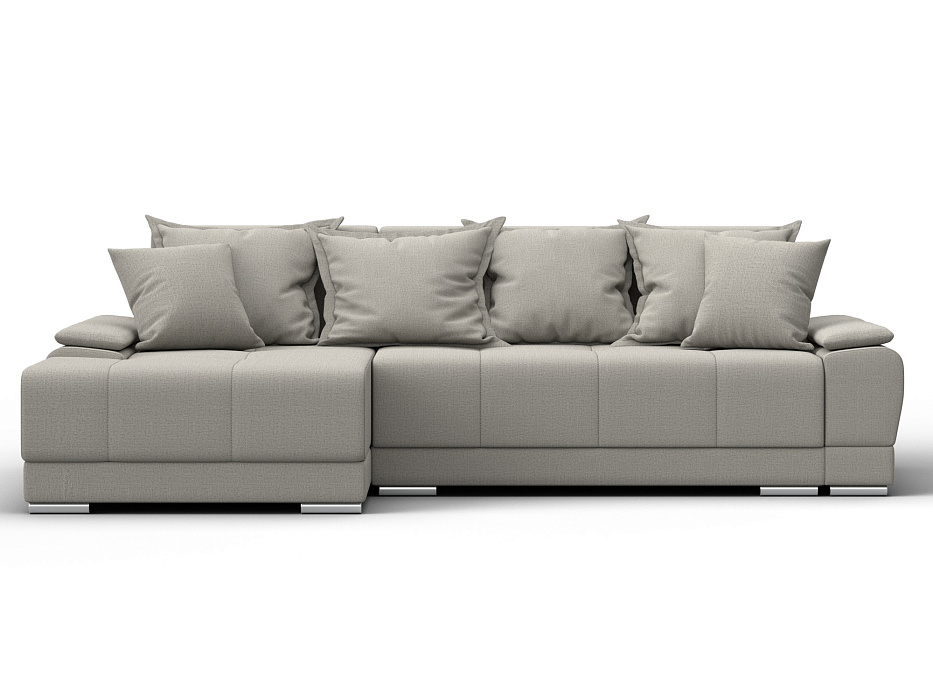 Диван угловой Лига-119 угол левый (амур 02 бежевый)