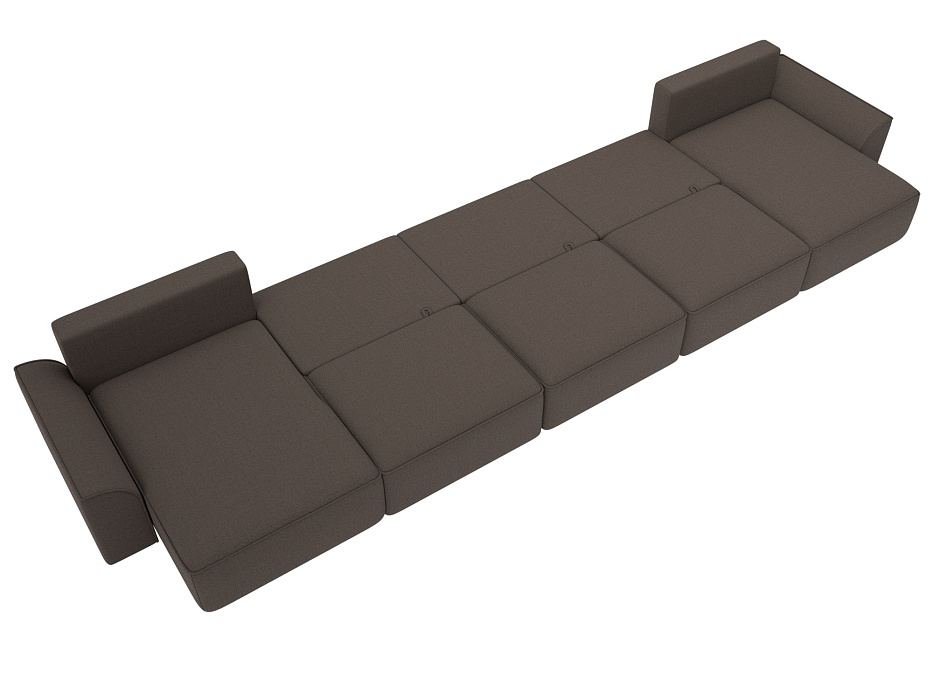 Диван П-образный Лига-048 НПБ МегаЛонг (амур 05 коричневый) Диван П-образный Лига-048 НПБ МегаЛонг (амур 05 коричневый)
